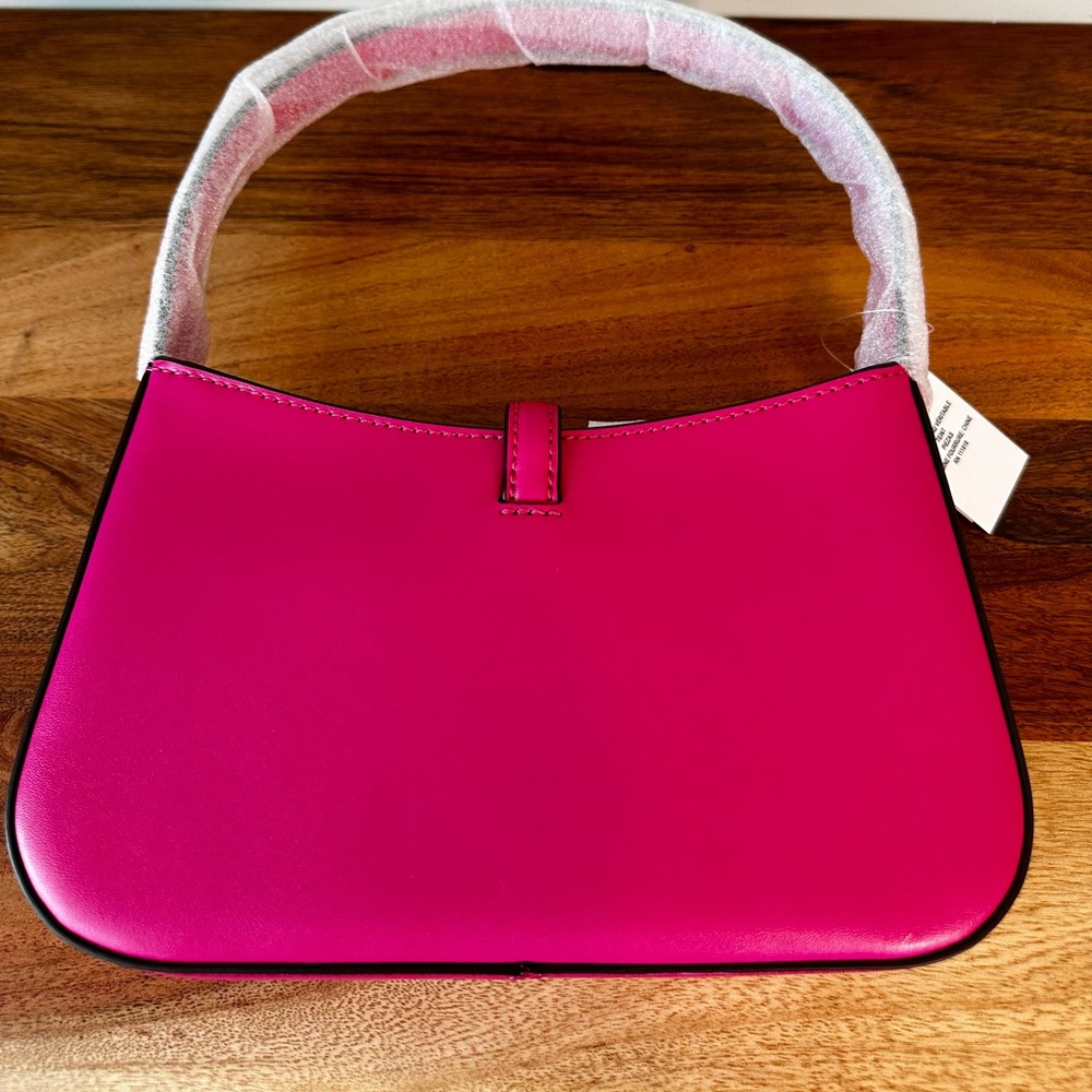Lyra Small Zebra Print Calf Hair Pochette - Picture 7 of 11
